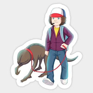 Dustin and Dart Sticker